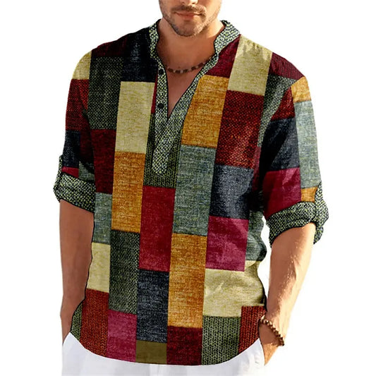ANDREAS - MEHRFARBIGES POLO IN MODERNEM STIL