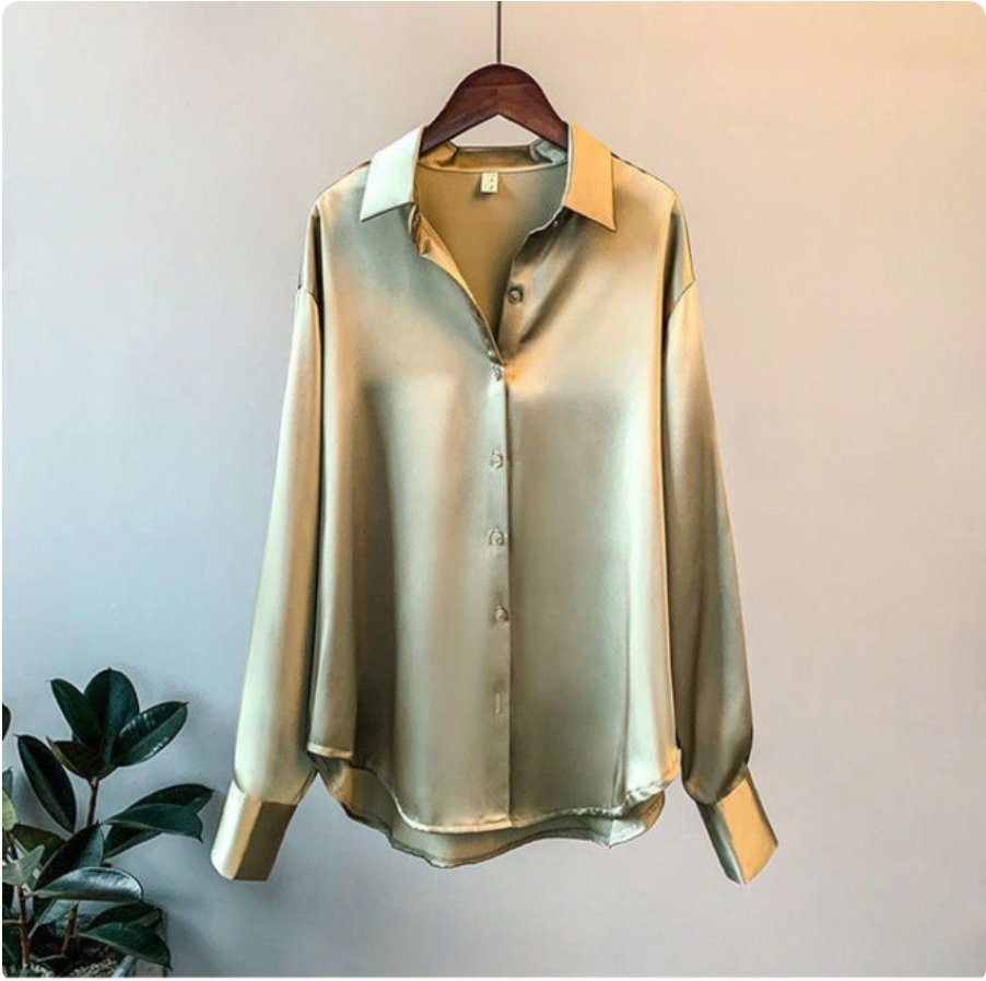 ALEXIS - SATIN BLUSE
