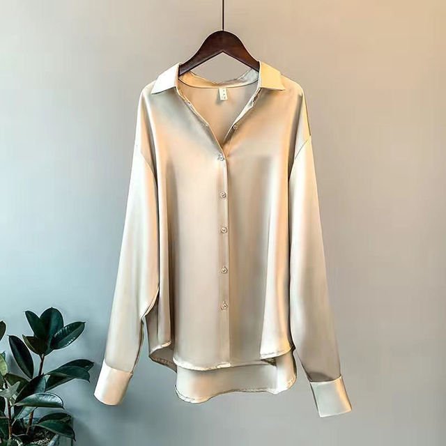 ALEXIS - SATIN BLUSE