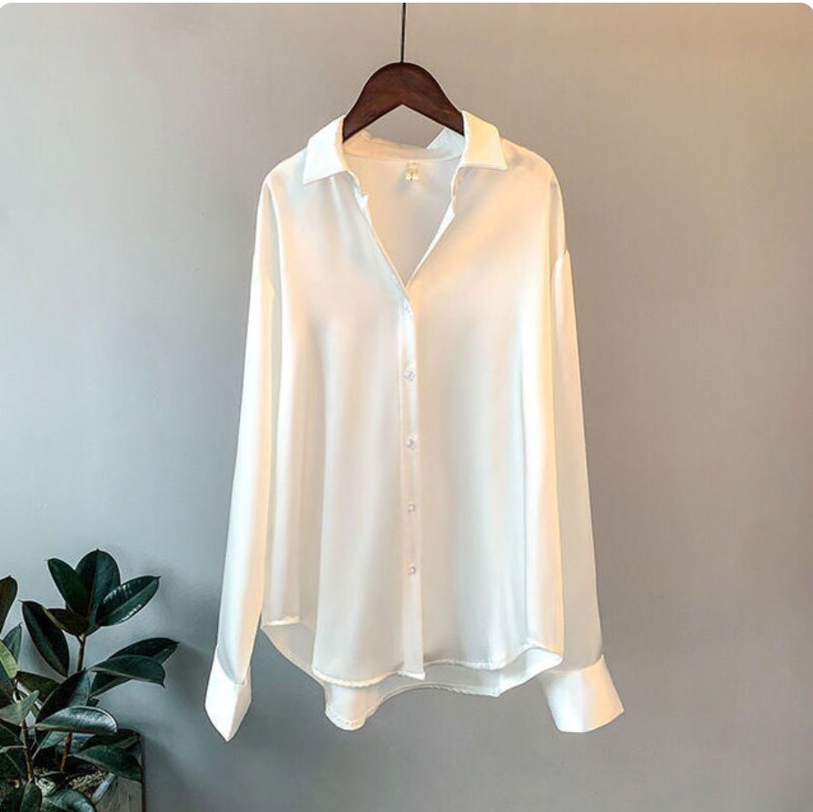 ALEXIS - SATIN BLUSE